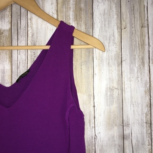 Massimo Dutti Purple Sleeveless Blouse - Picture 3 of 4